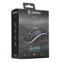 Everest gamer egér - sm-g97 gank  (1400 dpi, 4gomb, 1,5m harisnyázott kábel,optikai, fekete, rgb led)
