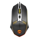 Everest gamer egér - sm-g97 gank  (1400 dpi, 4gomb, 1,5m harisnyázott kábel,optikai, fekete, rgb led)