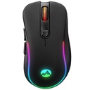 Everest gamer egér - sm-w75 -x-rapid  (1600 dpi, 6 gomb, optikai, fekete, rgb led)