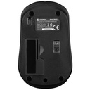 Everest vezeték nélküli egér - sm-320 black (1600 dpi, 4gomb, optikai, fekete)