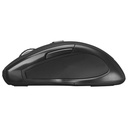 Everest vezeték nélküli egér - sm-32bt (bluetooth, 1600 dpi, 6 gomb, optikai, fekete, rgb led)