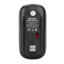 Everest vezeték nélküli egér - sm-bt11 (bluetooth, 1600 dpi, gomb, optikai, fekete)