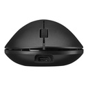 Everest vezeték nélküli egér - smw-399 black rechargeable super quiet (1600 dpi, 3 gomb, optikai, fekete)