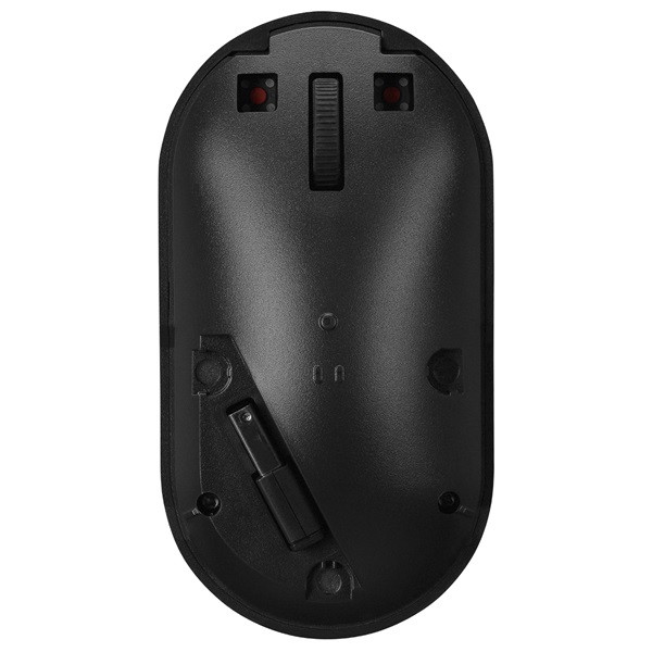 Everest vezeték nélküli egér - smw-399 black rechargeable super quiet (1600 dpi, 3 gomb, optikai, fekete)