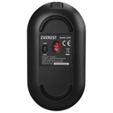 Everest vezeték nélküli egér - smw-399 black rechargeable super quiet (1600 dpi, 3 gomb, optikai, fekete)