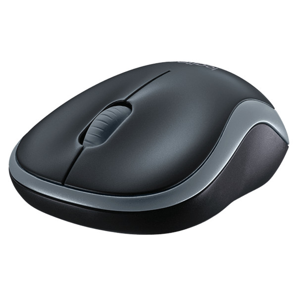 Logitech egér - m185 (vezeték nélküli, optikai, notebook, 1000 dpi, szürke)