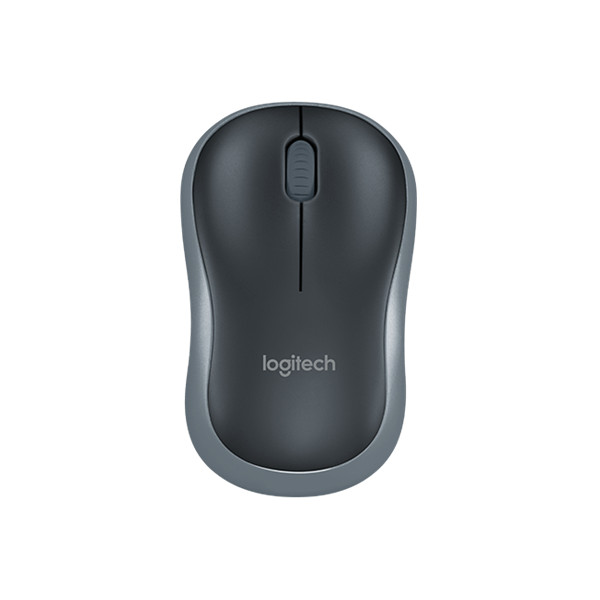 Logitech egér - m185 (vezeték nélküli, optikai, notebook, 1000 dpi, szürke)