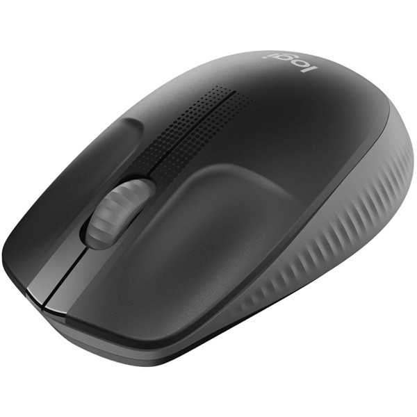 Logitech egér - m190  (vezeték nélküli, teljes méretű, optikai, usb, fekete)