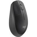 Logitech egér - m190  (vezeték nélküli, teljes méretű, optikai, usb, fekete)