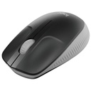 Logitech egér - m190  (vezeték nélküli, teljes méretű, optikai, usb, középszürke-fekete)