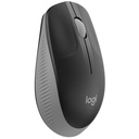 Logitech egér - m190  (vezeték nélküli, teljes méretű, optikai, usb, középszürke-fekete)