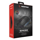 Rampage egér gamer - smx-g68 spear (7200dpi, 7 gomb, makro, rgb led, 1,5m harisnyázott kábel, fekete)