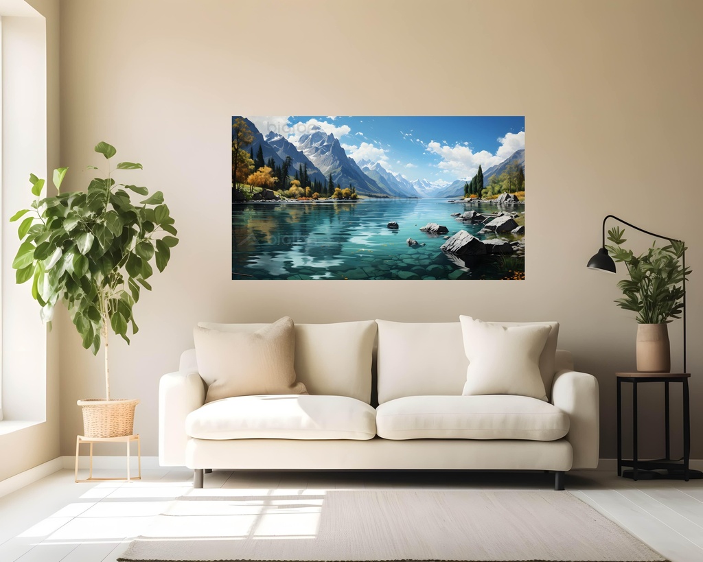 Serene Mountain Majesty