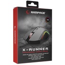Rampage egér gamer - smx-r79 x-runner (10000dpi, pmw 3327 szenzor, 6 gomb, makro, rgb led, fekete)
