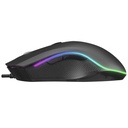 Rampage egér gamer - smx-r79 x-runner (10000dpi, pmw 3327 szenzor, 6 gomb, makro, rgb led, fekete)