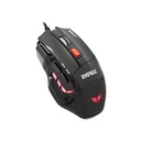 Rampage egér gamer és egér pad - sgm-x7 (1600dpi, 6 gomb, harisnyázott kábel, fekete)