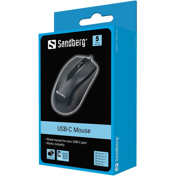 Sandberg egér - usb-c mouse