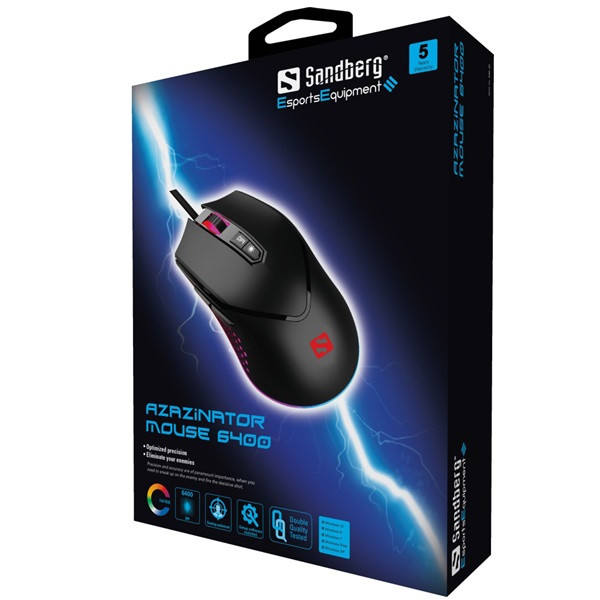 Sandberg egér gamer - azazinator mouse 6400