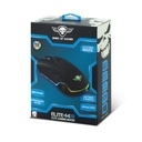 Spirit of gamer egér - elite-m20 (4000dpi, 1000hz, 7 gomb, omron, harisnyázott kábel, fekete)
