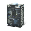Spirit of gamer egér - elite-m20 (4000dpi, 1000hz, 7 gomb, omron, harisnyázott kábel, fekete)