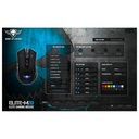 Spirit of gamer egér - elite-m20 (4000dpi, 1000hz, 7 gomb, omron, harisnyázott kábel, fekete)