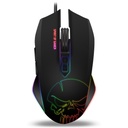 Spirit of gamer egér - elite-m40 (optikai, 4000dpi, 7 gomb, programozható rgb, harisnyázott kábel, fekete)