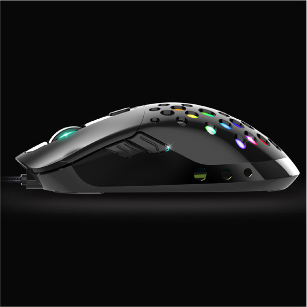 Spirit of gamer egér - elite-m80 (optikai, 4200dpi, 6 gomb, harisnyázott kábel, fekete)