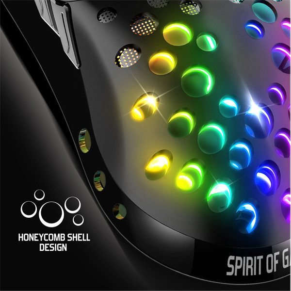 Spirit of gamer egér - elite-m80 (optikai, 4200dpi, 6 gomb, harisnyázott kábel, fekete)