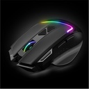 Spirit of gamer egér - pro-m3 rgb (optikai, 7200dpi, 8 gomb, harisnyázott kábel, fekete) + egérpad