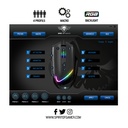 Spirit of gamer egér - pro-m3 rgb (optikai, 7200dpi, 8 gomb, harisnyázott kábel, fekete) + egérpad