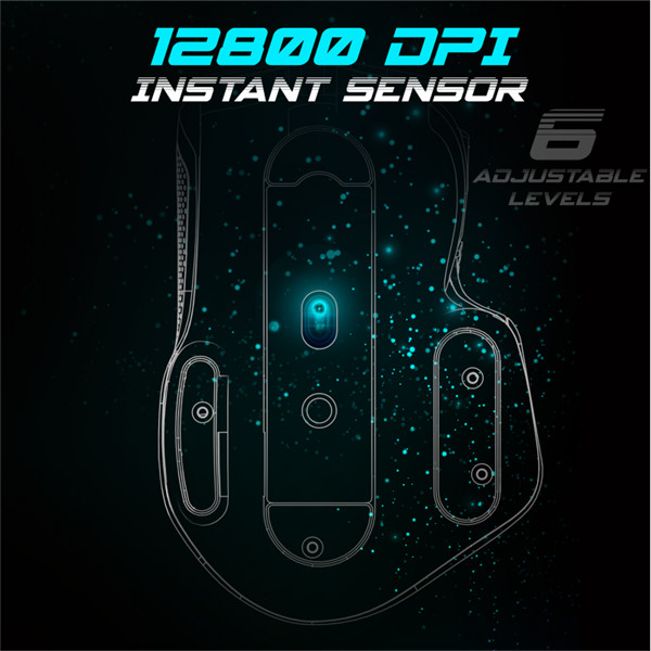 Spirit of gamer egér - pro-m5 arctic (optikai, 12800dpi, 1000hz, 8 gomb, harisnyázott kábel, fehér)