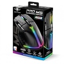 Spirit of gamer egér - pro-m5 rgb (optikai, 12800dpi, 1000hz, 8 gomb, harisnyázott kábel, fekete)