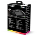 Spirit of gamer egér - pro-m5 rgb (optikai, 12800dpi, 1000hz, 8 gomb, harisnyázott kábel, fekete)