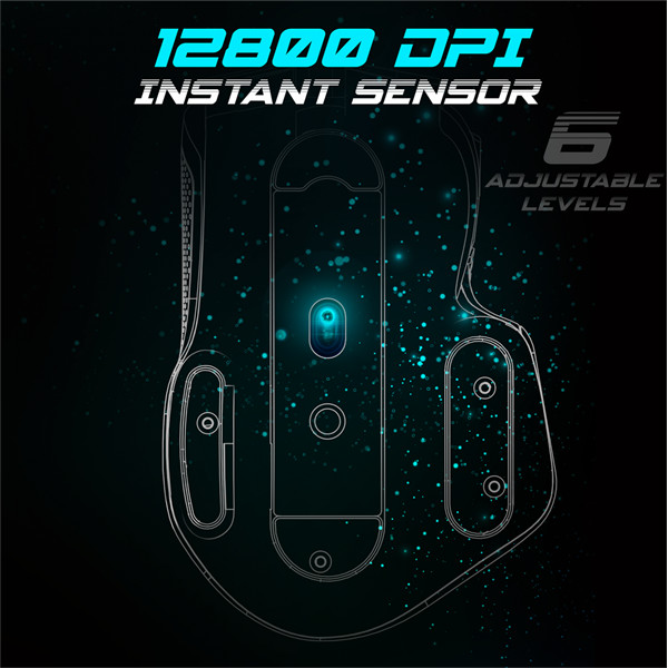Spirit of gamer egér - pro-m5 rgb (optikai, 12800dpi, 1000hz, 8 gomb, harisnyázott kábel, fekete)