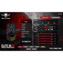 Spirit of gamer egér vezeték nélküli - elite-m20 wireless (4800dpi, 1000hz, 6 gomb, omron, harisnyázott kábel, fekete)