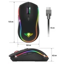 Spirit of gamer egér vezeték nélküli - pro-m9 (optikai, 4200dpi, 6 programozható gomb, max.: 10m, fekete)