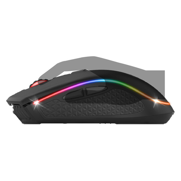Spirit of gamer egér vezeték nélküli - pro-m9 (optikai, 4200dpi, 6 programozható gomb, max.: 10m, fekete)