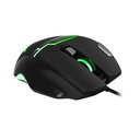 Spirit of gamer egér+egérpad - elite-m10 (ajándék egérpad; optikai, usb, 5000dpi, 8 gomb, harisnyázott kábel, fekete)