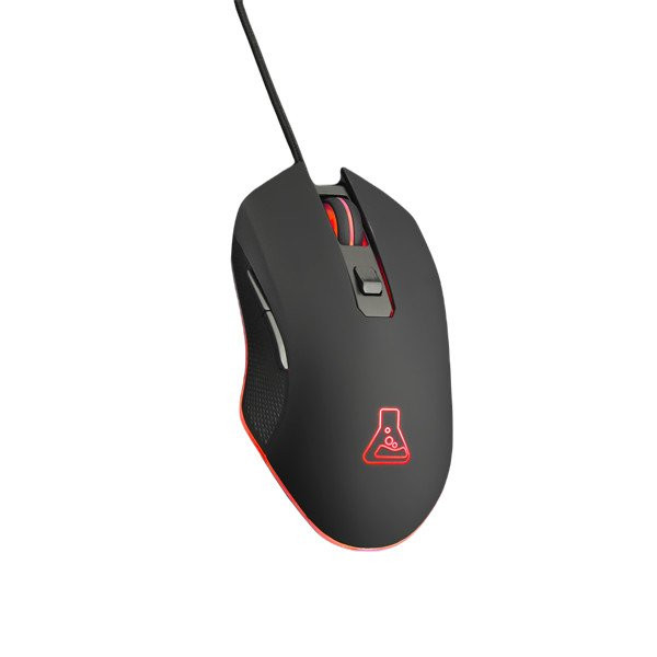 The g-lab gamer egér - kult helium (3200 dpi, 6 gomb, makro, 1,8m kábel, rgb led, fekete)