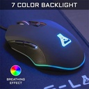 The g-lab gamer egér - kult helium (3200 dpi, 6 gomb, makro, 1,8m kábel, rgb led, fekete)