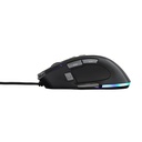 The g-lab gamer egér - kult nitro atom (4800 dpi, 9 gomb, makro, 1,8m kábel, rgb led, fekete)