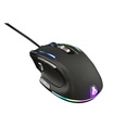 The g-lab gamer egér - kult nitro atom (4800 dpi, 9 gomb, makro, 1,8m kábel, rgb led, fekete)