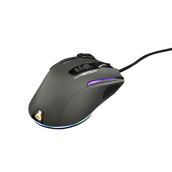 The g-lab gamer egér - kult nitro core (10000 dpi, 11 gomb, makro, 1,8m kábel, rgb led, fekete)