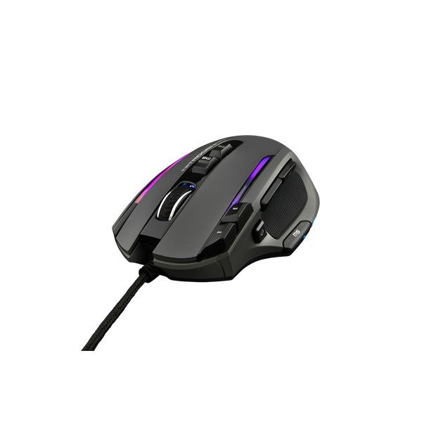 The g-lab gamer egér - kult nitro core (10000 dpi, 11 gomb, makro, 1,8m kábel, rgb led, fekete)