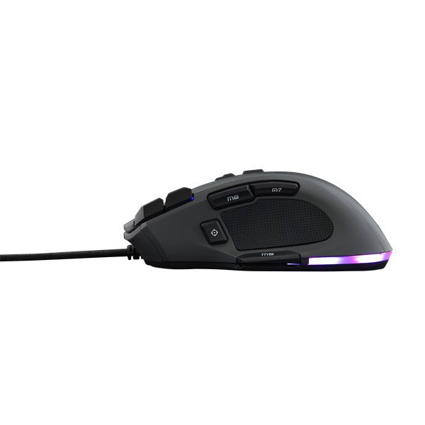 The g-lab gamer egér - kult nitro core (10000 dpi, 11 gomb, makro, 1,8m kábel, rgb led, fekete)