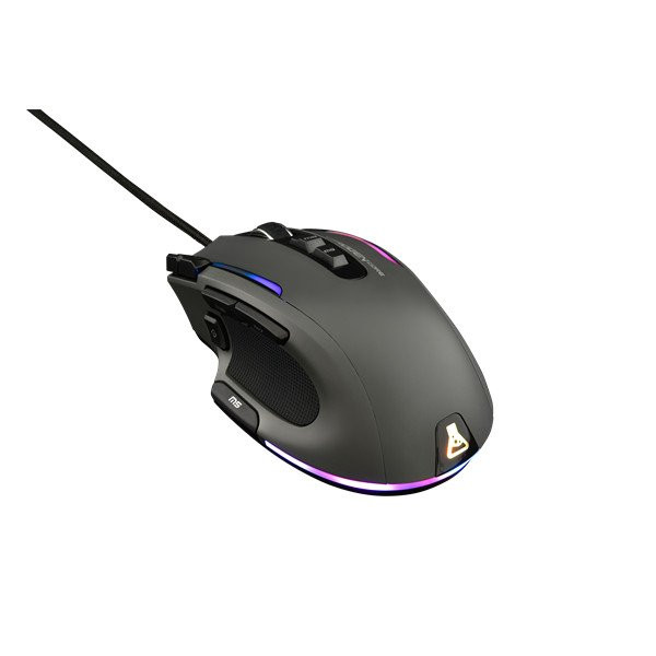 The g-lab gamer egér - kult nitro core (10000 dpi, 11 gomb, makro, 1,8m kábel, rgb led, fekete)