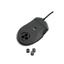 The g-lab gamer egér - kult nitro core (10000 dpi, 11 gomb, makro, 1,8m kábel, rgb led, fekete)