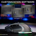 The g-lab gamer egér - kult nitro neutron (7200 dpi, 9 gomb, makro, 1,8m kábel, rgb led, fekete)