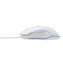 The g-lab gamer egér - kult-helium-w (3200 dpi, 6 gomb, makro, 1,8m kábel, rgb led, fehér)