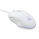 The g-lab gamer egér - kult-helium-w (3200 dpi, 6 gomb, makro, 1,8m kábel, rgb led, fehér)